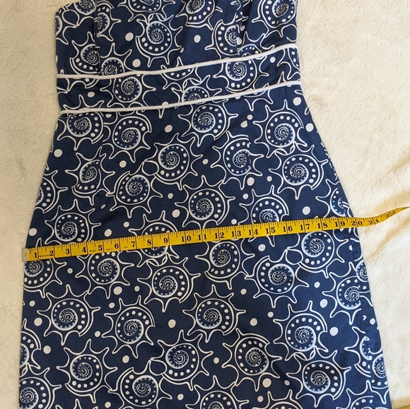 Vineyard Vines Star Shell Carolyn Strapless Dress - Picture 6 of 6